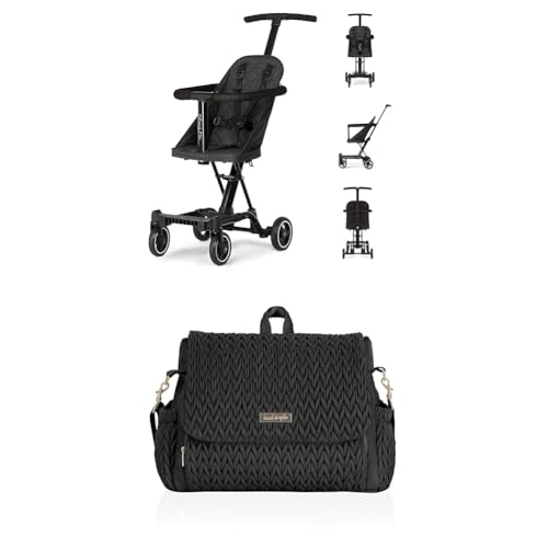 Ultimate On-The-Go Parenting Bundle – Includes Lightweight Coast Rider Stroller & Belle Convertible Diaper Bag