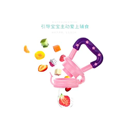 FGen 4pcs Baby Fruit and Vegetable Music Package Rubber Pacifier Medium Baby Fruit Food Supplement - Thumbnail 6