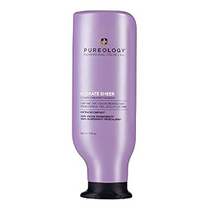Pureology Hydrate Sheer Conditioner | For Fine, Dry, Color-Treated Hair | Lightweight Hydrating Conditioner | Silicone…