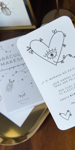 Oráculo Makesh – 48 Cartas de Amor Propio y Reflexión Diaria | Incluye Guía Digital y Mensajes de Crecimiento Personal | Cartas Terapéuticas y Bienestar Emocional