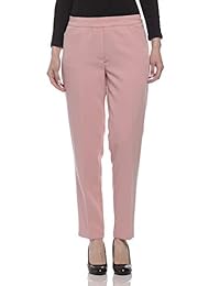 Pantalones de tobillo con banda para dama