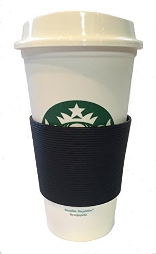 Starbucks Reusable Travel Cup To Go Coffee Cup with Silicone Sleeve (Grande 16 Oz)