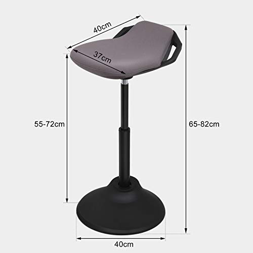 AMOIU-Sgabello-da-Banco-in-Piedi-Sgabello-ergonomico-da-Ufficio-Sedia-con-Altezza-Regolazione-360-Girevole-Semi-in-Piedi-perfezioni-con-Il-Tavolo-di-Sollevamento-Grigio