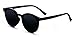 Kelens Adult Grad School Round Sunglasses For Women Girls and Men Black