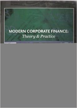 Amazoncom Modern Corporate Finance Theory Practice 3rd - 