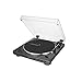 Audio-Technica AT-LP60XBT-BK Fully Automatic Bluetooth Belt-Drive Stereo Turntable, Black, Hi-Fidelity, Plays 33 -1/3 and 45 RPM Vinyl Records, Dust Cover, Anti-Resonance, Die-cast Aluminum Platterthumb 3