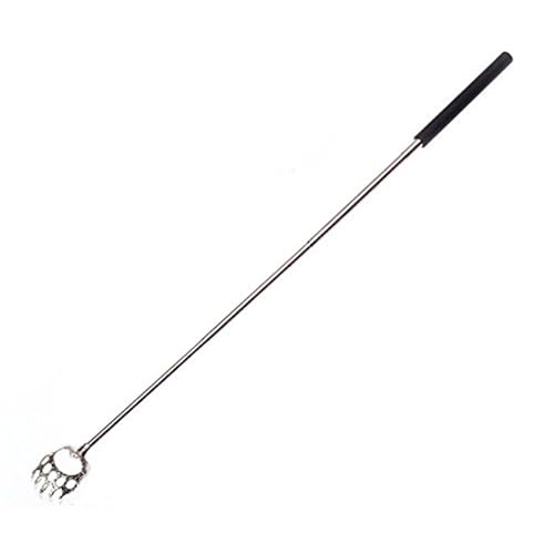 WOVTE Bear Claw Black Telescopic Back Scratcher Health & Household, Wellness & Relaxation, Massage Tools & Equipment, Massage Tools, Back Massagers
