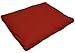 YogaAccessories Cotton Zabuton Meditation Cushion - Cardinal Red