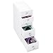 InterDesign Cosmetic Organizer for Vanity Cabinet to Hold Makeup, Beauty Products - 5 Drawers, White