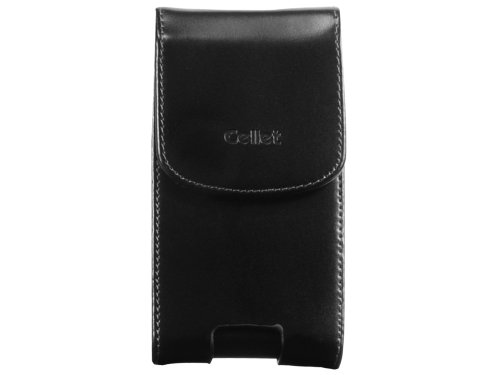 Cellet vertical omega pouch for hd2& evo4g - black