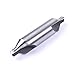 ATOPLEE 5pcs Industrial Tools HSS Lathe Mill Center Drill & Countersink Set 60 Degree Included Angle,Size 1 1.5 2.5 3.15 5mm