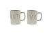 Rae Dunn by Magenta BEAUTY and BEAST in large letters 2 mug set in Box Coffee Tea