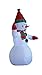 4 Foot Christmas Inflatable Snowman Yard Garden Decoration