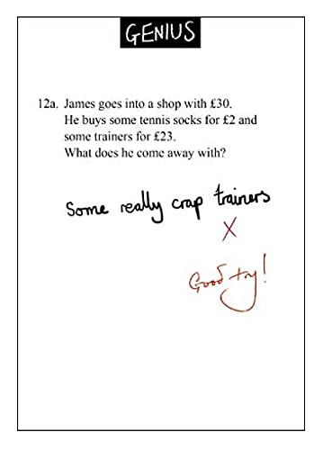 Greetings Card (WDM2654) Blank/Birthday Card - Trainers - From The Genius Range.