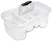 Bath Kitchen 5 in 1 Compartment Caddie Storage Sink Faucet Organizer Janitor Soap Cleaning Brush Sponge Bottle Holder Divided Shower Basket Supplies Utensil Cabinet Container Dish Washing Liquid
