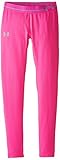 Under Armour Girls' HeatGear Armour, Rebel Pink/Rebel Pink, Youth X-Large