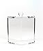 Danielle Creations Square Acrylic Tall Cotton Ball Holder