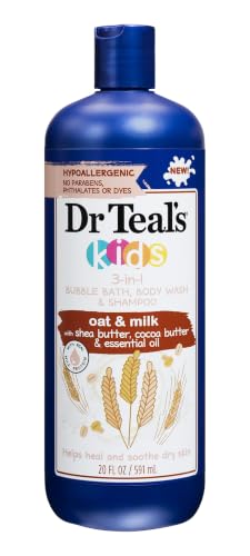 Dr Teal's Kids Sensitive Skin 3-in-1 with Shea & Cocoa Butters