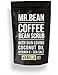 Mr. Bean Organic All Natural Coffee Bean Exfoliating Body Skin Scrub with Coconut Oil, Vitamin E, and Sea Salt - Vanilla