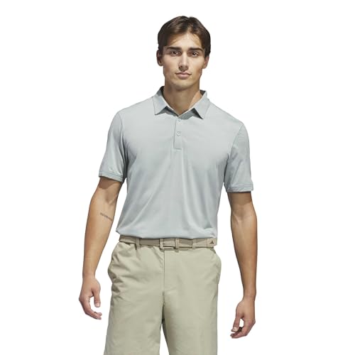adidas Men's ULTIMATE365 Elevated TWISTKNIT Polo Shirt, Wonder SAGE S26/WONDER…