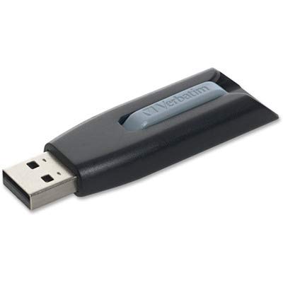 VER49173 - Verbatim 32GB Store n Go V3 USB 3.0 Flash Drive - Gray