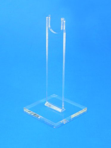 Easels by Amron Rifle, Long Gun Display Stand, for Displays and Shows, Clear Acrylic (8" high), SOLD AS SINGLE UNITS for Mixing Sizes. (usually pick 2)