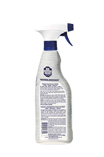 Bar Keepers Friend Stainless Steel Cleaner & Polish (25.4 oz) - Cleans Stainless Steel Refrigerators - //coolthings.us