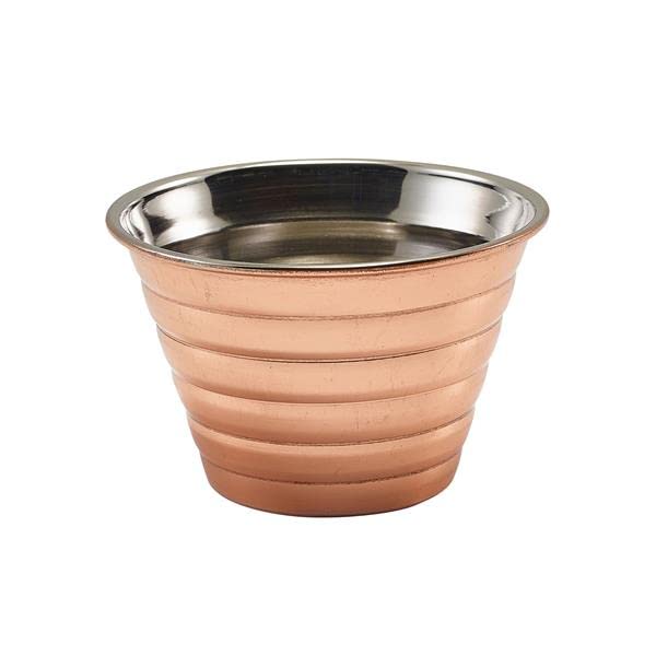 GenWare Copper Plated Ribbed Ramekin 4oz / 114ml, RAMSTR4C, Pack of 24