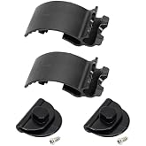 Left Side Battery Side Cover Clips Mounting Seat Side Cover Clip Set Motorcycle Plastic Compatible with Harley Sportster Xl883 Xl1200 48 72