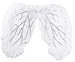 Angel Costume - White Feather Wings and Halo Headband, Photo Prop Cosplay Accessories for Kids