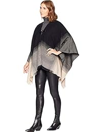 Calvin Klein Ruana para mujer con borde de ante reversible