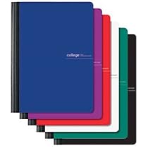 Office Depot(R) Brand Composition Book, 7 1/4in. x 9 3/4in., College Ruled, 160 Pages (80 Sheets), Assorted Colors