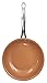Gotham Steel Ceramic and Titanium Nonstick Fry Pan, Brown, 10.25