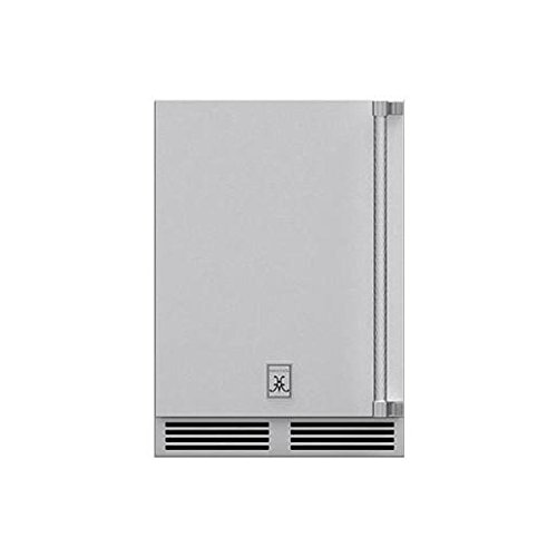Hestan 24-inch 5.0 Cu. Ft. Left Hinge Outdoor Rated Dual Zone Refrigerator With Wine Storage - Grwsl24
