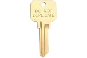 KABA ILCO DND-1063KW Kw1 Kwikset "Do Not Duplicate" Key Blank 50 Pack, 1" x 1" x 1" (Pack of 50)
