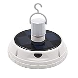 GreeSuit Solar Powered Led Light Bulb – Portable Lantern Lamp Spotlight with Solar Panel with Remote Controller for Outdoor Hiking Camping Tent Fishing Lighting