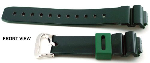 Casio #10332043 Genuine Factory Replacement Band for Colorful G Shocks - DW6900CC-3V (Green)