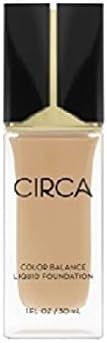Circa Beauty Color Balance Liquid Foundation, 06 Warm Medium Beige 1 fl oz (30 ml)