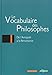 Le vocabulaire de la philosophie antique a la renaisssance by