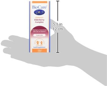 BioCare Children's Elderberry Complex - Especially Designed for Children - Immune Support Liquid with Vitamin C and Zinc - 150ml - Image 5