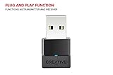 Creative BT-W2 Portable Bluetooth Audio Transceiver with aptX Low Latency for PC, Mac, PS4, and Nintendo Switch