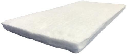 Rubix Composites USA Made Ceramic Fiber Blanket 2600F 8# 1"x24"x12" Insulation for Fireplace, Wood Stove, Forge, HVAC…