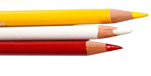 NiftyPlaza Tailors Chalk Fabric Marking Pencils Sewing Tracing Tools Brand New for Sewing Marking and Tracing (3 Pencils)