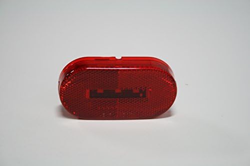 2 LONG HAUL 4"x2" OBLONG RED LED SURFACE MOUNT CLEARANCE MARKER LIGHTS EL-114303R
