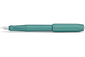 Kaweco Perkeo Breezy Teal 10002223 Fountain Pen Plastic Petrol Blue Line Width 15.5 cm