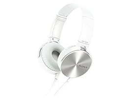 Sony MDR-XB450 Extra Bass Smartphone Heatset (White) | Amazon