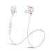Sweatproof Sports Bluetooth Headphones KindaiYi Best Wireless in Ear Earbuds w/Mic IPX4 Waterproof Cordless Earphones Noise Cancelling Headsets for Gym Workout 10 Hours Play Time (Rose Gold)