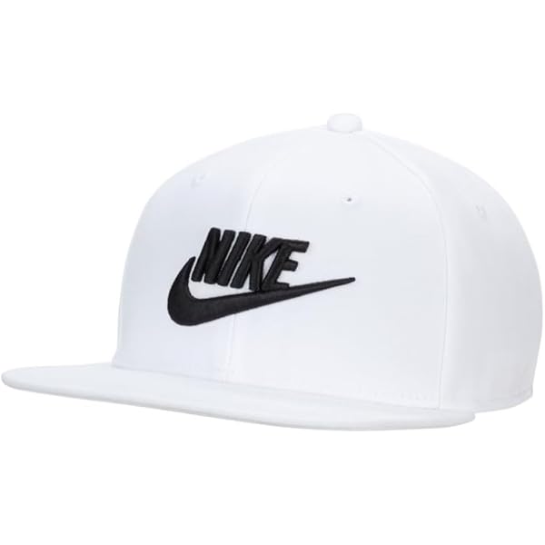 Nike Size M/L Sportswear Pro Swoosh Snapback Cap Hat White FV5522
