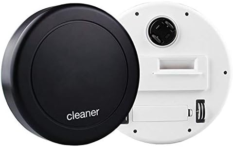 Fenido Automatic Robot Vacuum Cleaner, Mini Portable Basic Induction Sweeping Cleaning for Home Carpet Hardwood Floor Pet Hair - USB Charge, 19.5cm Diameter