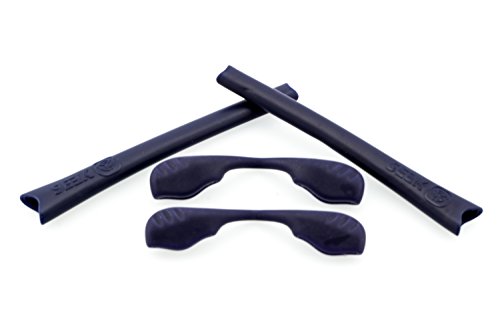 New SEEK OPTICS Rubber Kit Earsocks Nose Pads for Oakley RADAR PITCH - Navy Blue